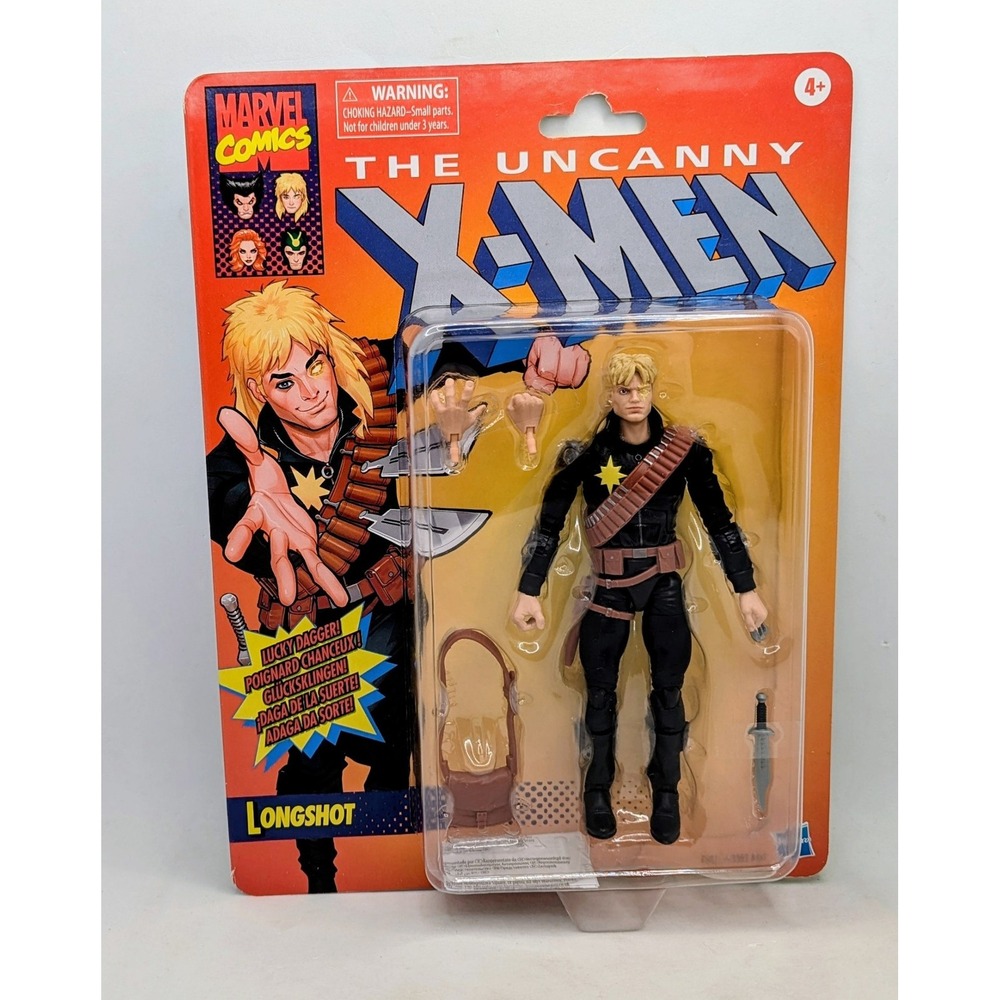 Marvel Legends Retro The Uncanny X-Men: Longshot 6" Action Figure